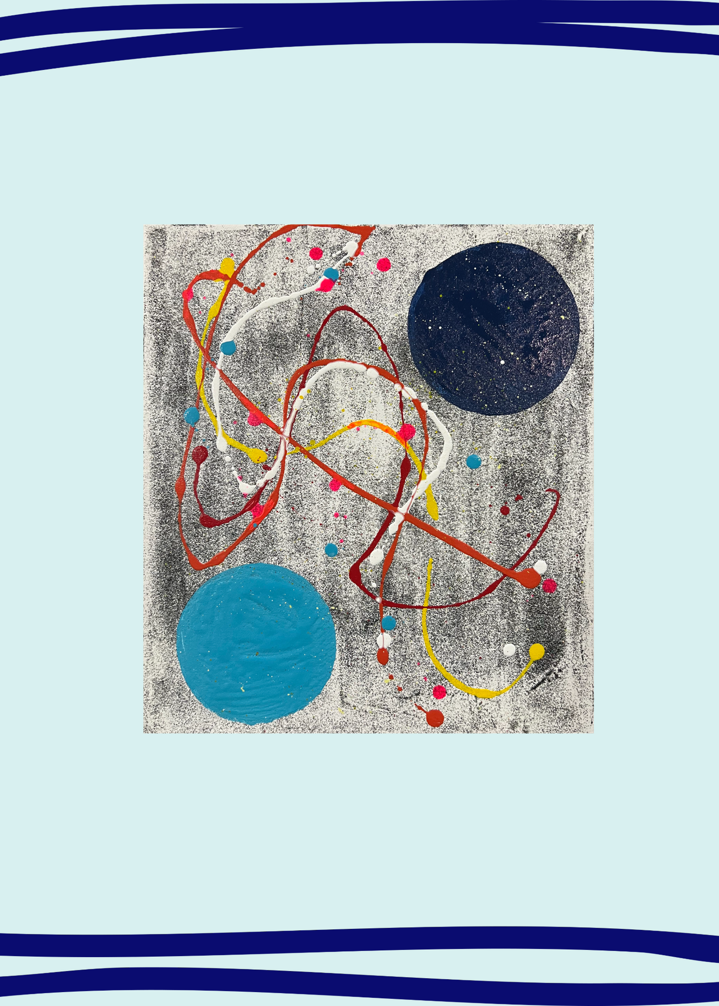 Too Blue in the corner