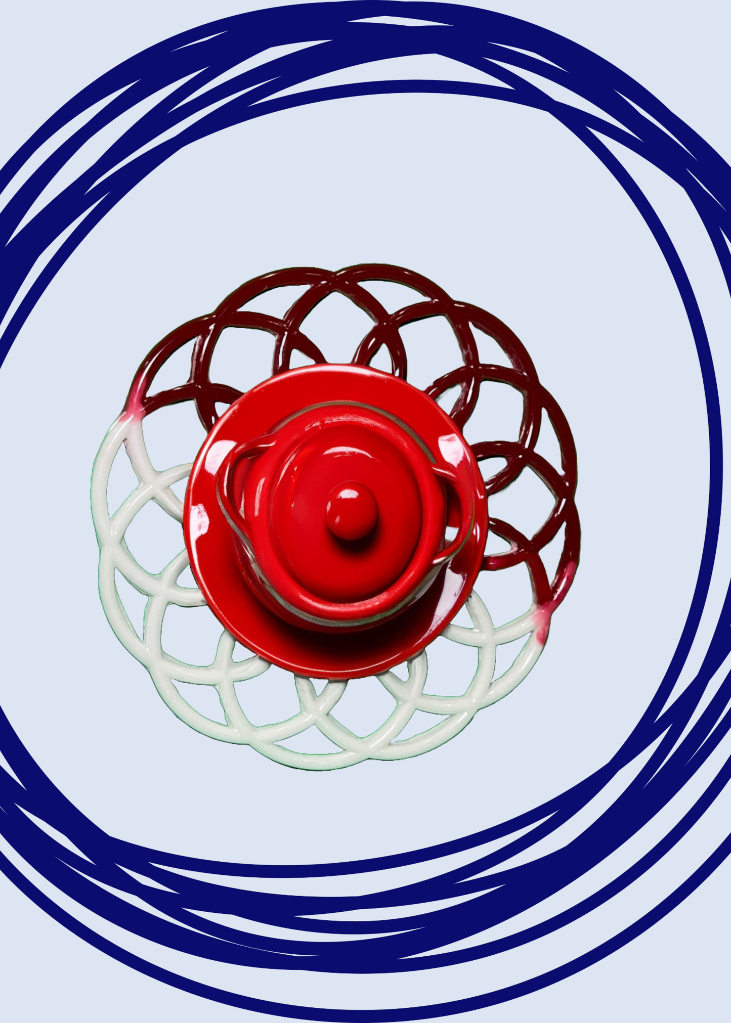 Custom Flower Pattern Mat